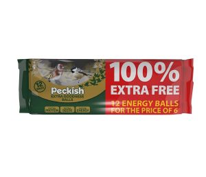 PECKISH EXTRA GOODNESS WILD BIRD ENERGY BALL Pack Of 12