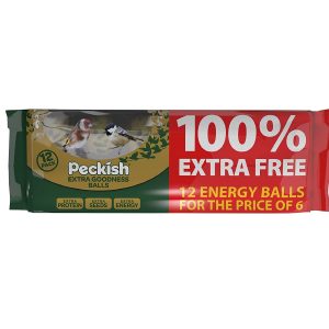 PECKISH EXTRA GOODNESS WILD BIRD ENERGY BALL Pack Of 12