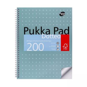 PUKKA A4 DOTED METALLIC JOTTA NOTE BOOK 200 PAGES