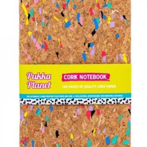PUKKA PLANET A5 CORK SOFTCOVER NOTEBOOK 160 PAGES
