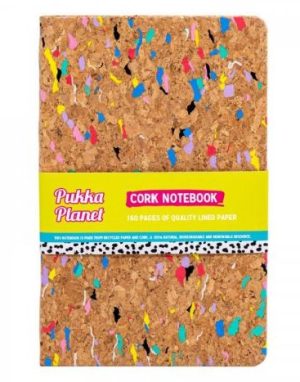 PUKKA PLANET A5 CORK SOFTCOVER NOTEBOOK 160 PAGES