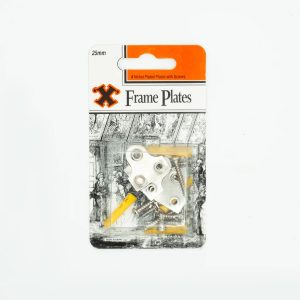 SHAW X NICKLE PLATED FRAME PLATES 25MM