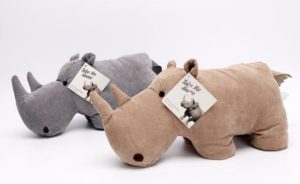 TAKE ME HOME ASSORTED COLOUR RHINO DOOR STOP 30CM