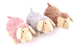 ASSORTED COLOUR SHEEP DOOR STOP 25CM X 20CM