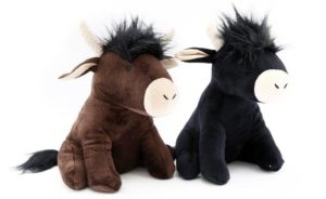 ASSORTED COLOUR HIGHLAND COW DOOR STOP 25 X 17CM