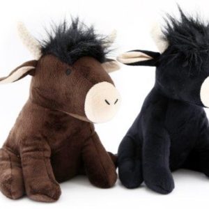 ASSORTED COLOUR HIGHLAND COW DOOR STOP 25 X 17CM