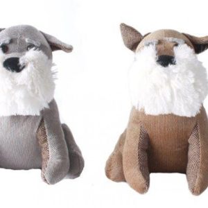 ASSORTED COLOUR DOGGY DOOR STOP 23CM X 18CM X 20CM