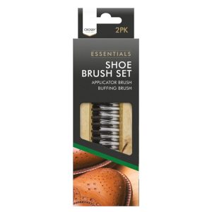 CROSBY ESSENTIALS SHOE BRUSH SET Pack Of 2