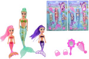 MERMAID PRINCESS ASSORTED 3PCS PLAY SET