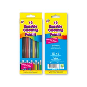 ARTBOX ASSORTED ERASABLE COLOURING PENCILS Pack Of 10