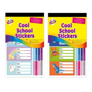 ARTBOX ASSORTED SUPER COOL SCHOOL STICKER BOOK