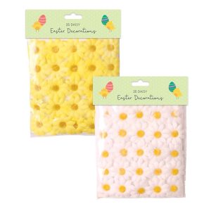 TALLON DAISY EASTER DECORATIONS Pack Of 25