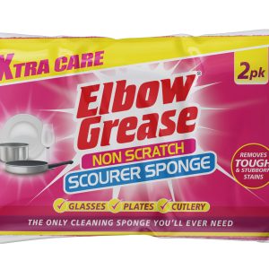 ELBOW GREASE NON SCRATCH SCOURER SPONGE Pack Of 2
