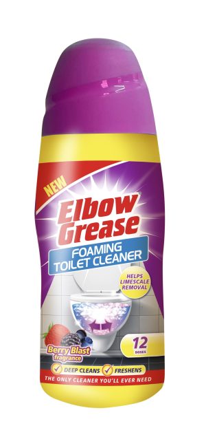 ELBOW GREASE BERRY BLAST FOAMING TOILET CLEANER 500GM