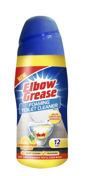 ELBOW GREASE LEMON FRESH FOAMING TOILET CLEANER 500GM