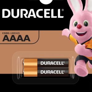 DURACELL ULTRA AAAA BATTERIES 1.5V ALKKALINE Pack Of 2