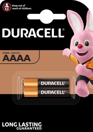 DURACELL ULTRA AAAA BATTERIES 1.5V ALKKALINE Pack Of 2
