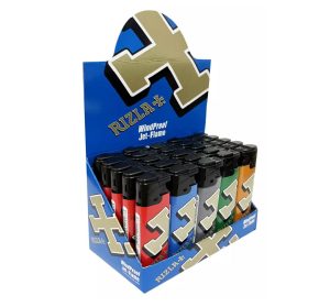 RIZLA WIND PROOF JET FLAME LIGHTER Pack Of 25