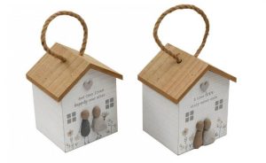ASSORTED COLOUR WEDDING HOUSE DOOR STOP 18.5 X 13CM