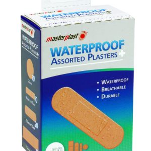 MASTERPLAST ASSORTED WATERPROOF PLASTERS Pack Of 50
