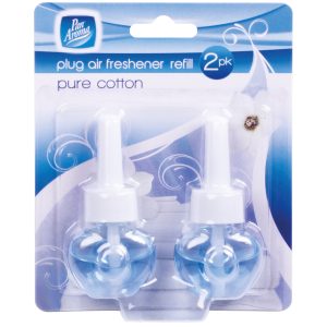 PAN AROMA PLUG AIR FRESHENER REFILL PURE COTTON 20ML Pack Of 2