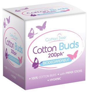 COTTON TREE BIODEGRADABLE COTTON BUDS Pack Of 200