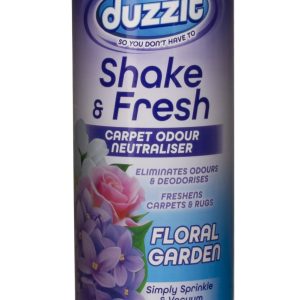 DUZZIT SHAKE & FRESH FLOARL GARDEN CARPET ODOUR NEUTRALISER 500GM