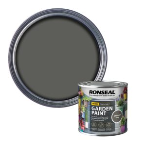 RONSEAL OUTDOOR GARDEN PAINT CHARCOAL GREY 250ML