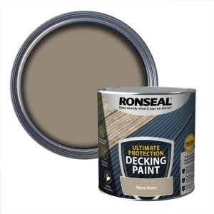 RONSEAL ULTIMATE PROTECTION DECKING PAINT WARM STONE 2.5LTR