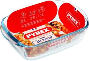 PYREX RECTANGULAR AIR FRYER ROASTER 1.2LTR 23 X 15 X 7CM