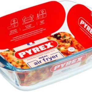 PYREX RECTANGULAR AIR FRYER ROASTER 1.2LTR 23 X 15 X 7CM