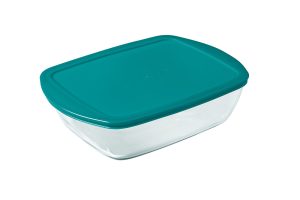 PYREX COOK & STORE SQUARE STORAGE DISH 2.2 LTR 25 X 22 X 7CM