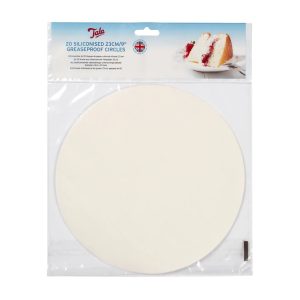 TALA SILICONISED GREASEPROOF CIRCLES 23CM Pack Of 20