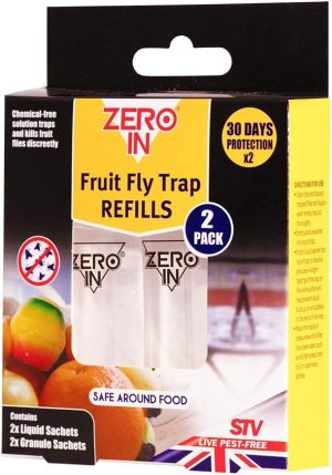 ZERO IN FRUIT FLY TRAP REFILL Pack Of 2