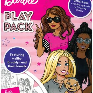 BARBIE PLAY PACK COLOURING PAD