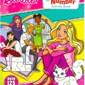 BARBIE STICKER BY NUMBER ACTIVITY BOOK