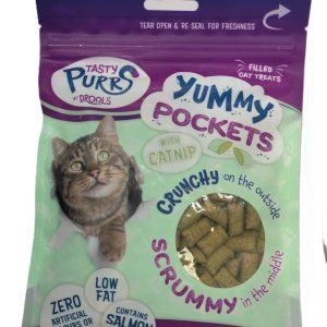 YUMMY POCKETS CAT TREAT WITH CATNIP 100GM