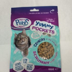 YUMMY POCKETS CAT TREAT WITH TUNA 100GM