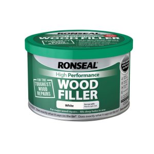 RONSEAL HIGH PERFORMANCE WOOD FILLER WHITE 275GM