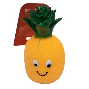 PET TOUCH SQUEAKY PINAAPPLE DOG TOY