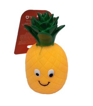 PET TOUCH SQUEAKY PINAAPPLE DOG TOY