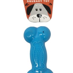 PET TOUCH ASSORTED SQUEAKY TPR BONE DOG TOY