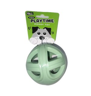 PET TOUCH ASSORTED TPR TREAT BALL DOG TOY
