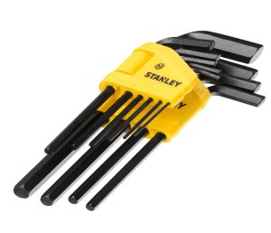STANLEY 10 PCS METRIC HEXAGON ALLENKEY KEY SET