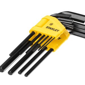 STANLEY 10 PCS METRIC HEXAGON ALLENKEY KEY SET