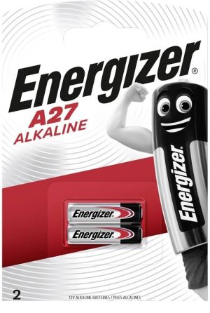 ENERGIZER A27 ALKALINE 12V BATTERY Pack Of 2