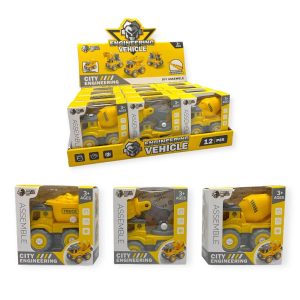 MYO ASSORTED ASSEMBLE CITY ENGINEERING TRUCK WITH SCREWDRIVER