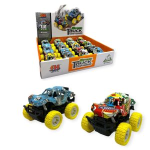 ASSORTED GRAFFITI OFF ROAD SPEED TRUCK CAR 8CM