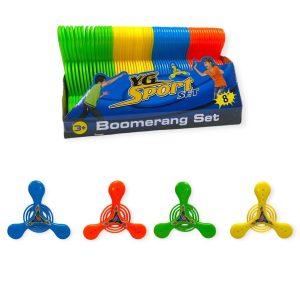 ASSORTED FLYING STAR BOOMERANG 8"