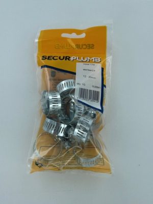 SECURPLUMB SU8941 HOSE CLIP 12 - 20MM Pack Of 10